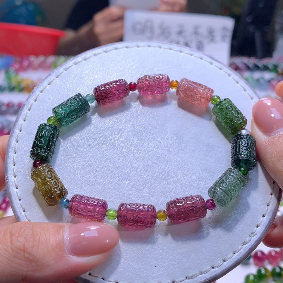 【闪购商品】未镶嵌手串碧玺8m