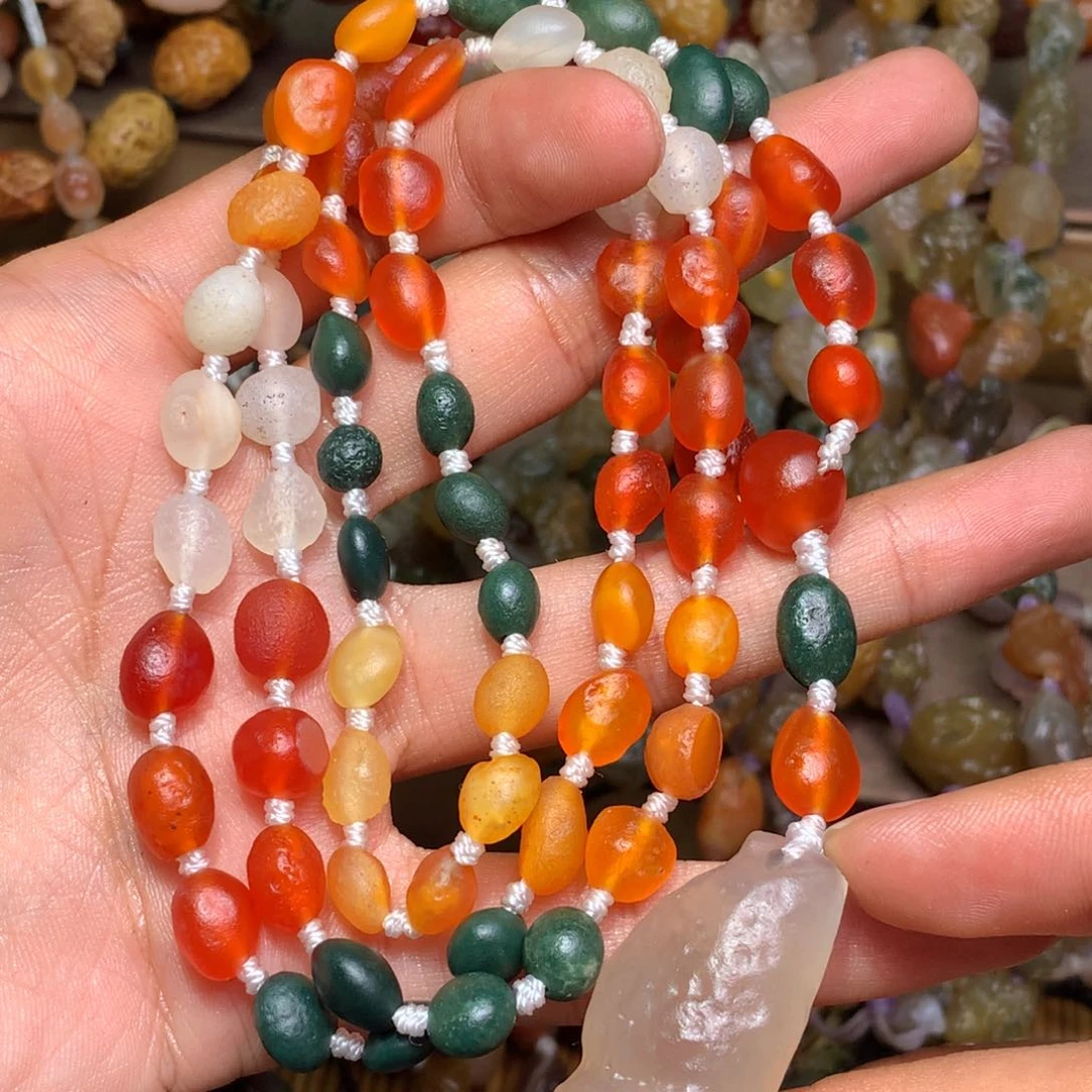 未镶嵌玛瑙/玉髓珠宝半成品