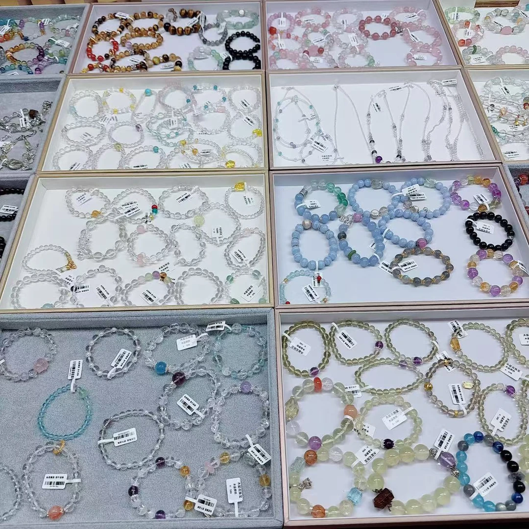 萤星天然水晶原创手串手链多样性发一（直播间现拍对应款式）