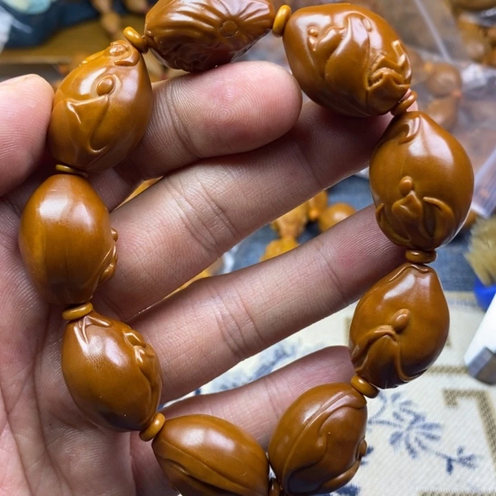 橄榄核手串/手链橄榄核雕工艺手串