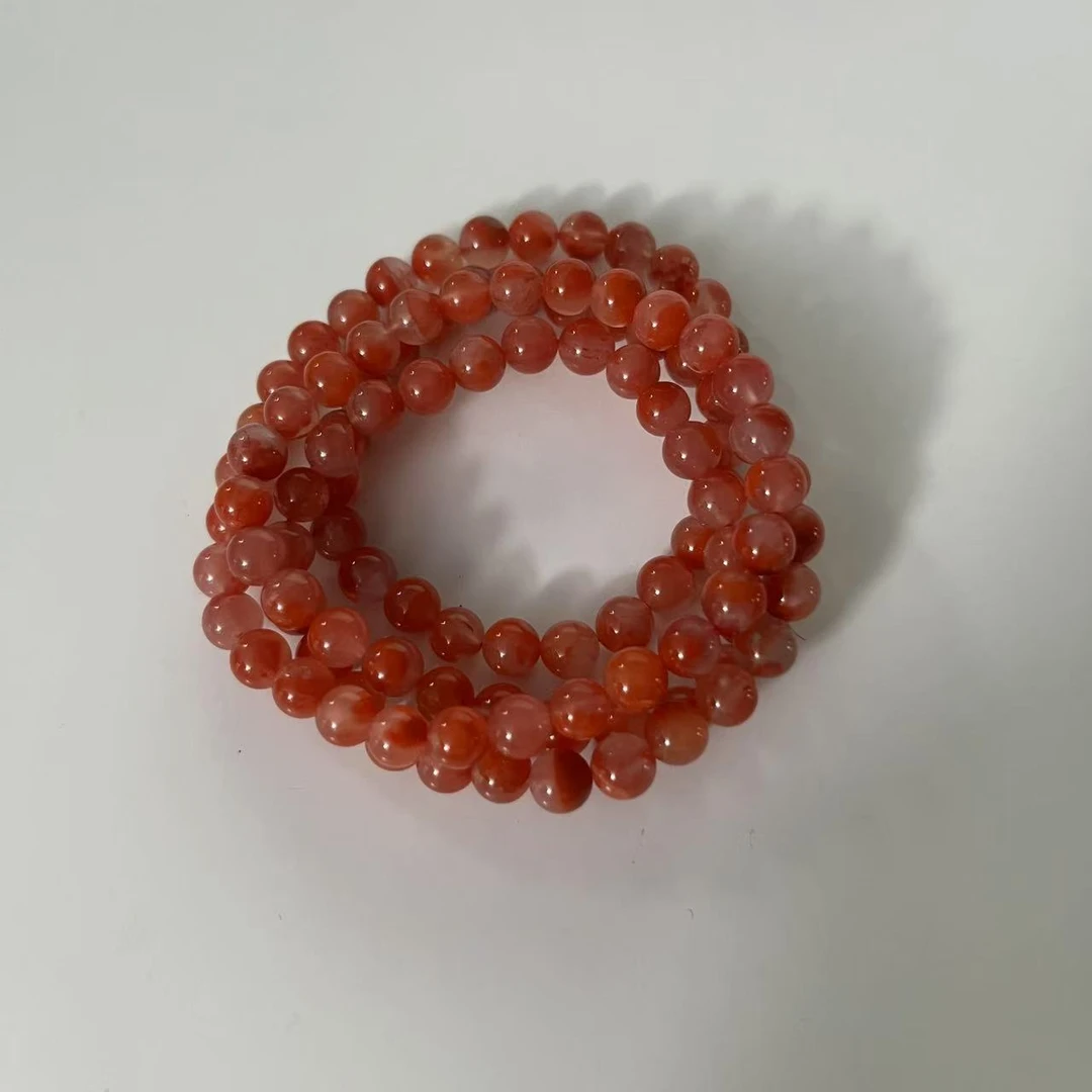 天然南红多圈手链