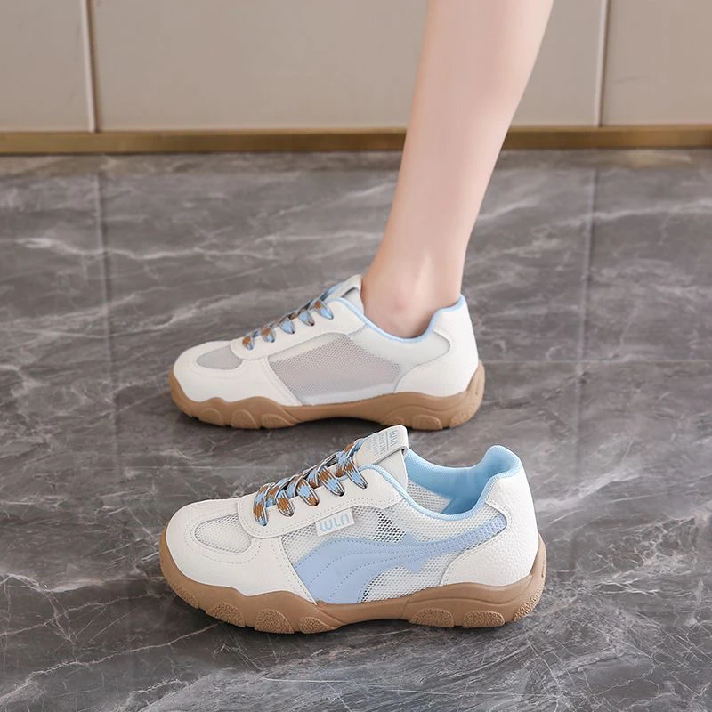 2025夏季双网老爹鞋休闲鞋女士跑鞋步鞋情侣款运动鞋