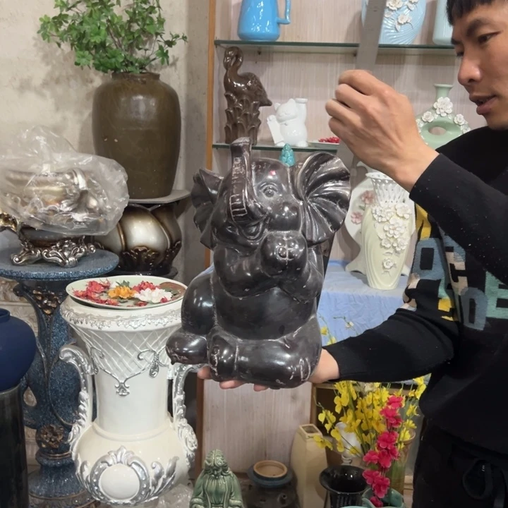 摆件高度32厘米宽度23厘米微瑕捡漏