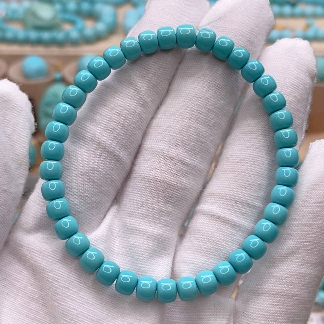 绿松石未镶嵌珠宝奇石5.3mm