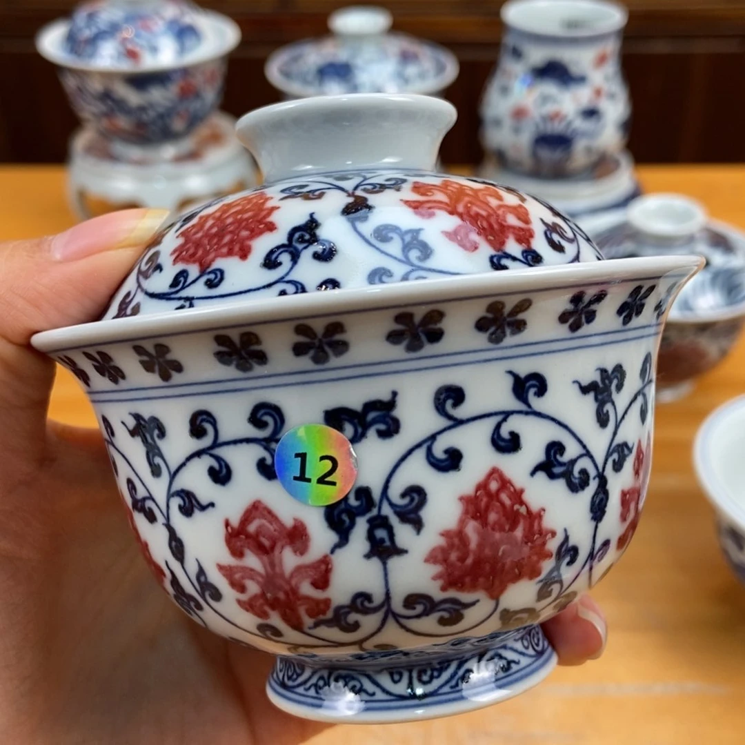 手绘现代茶具非古董