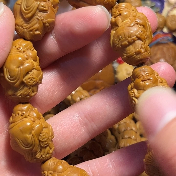 橄榄核手串/手链站立财神