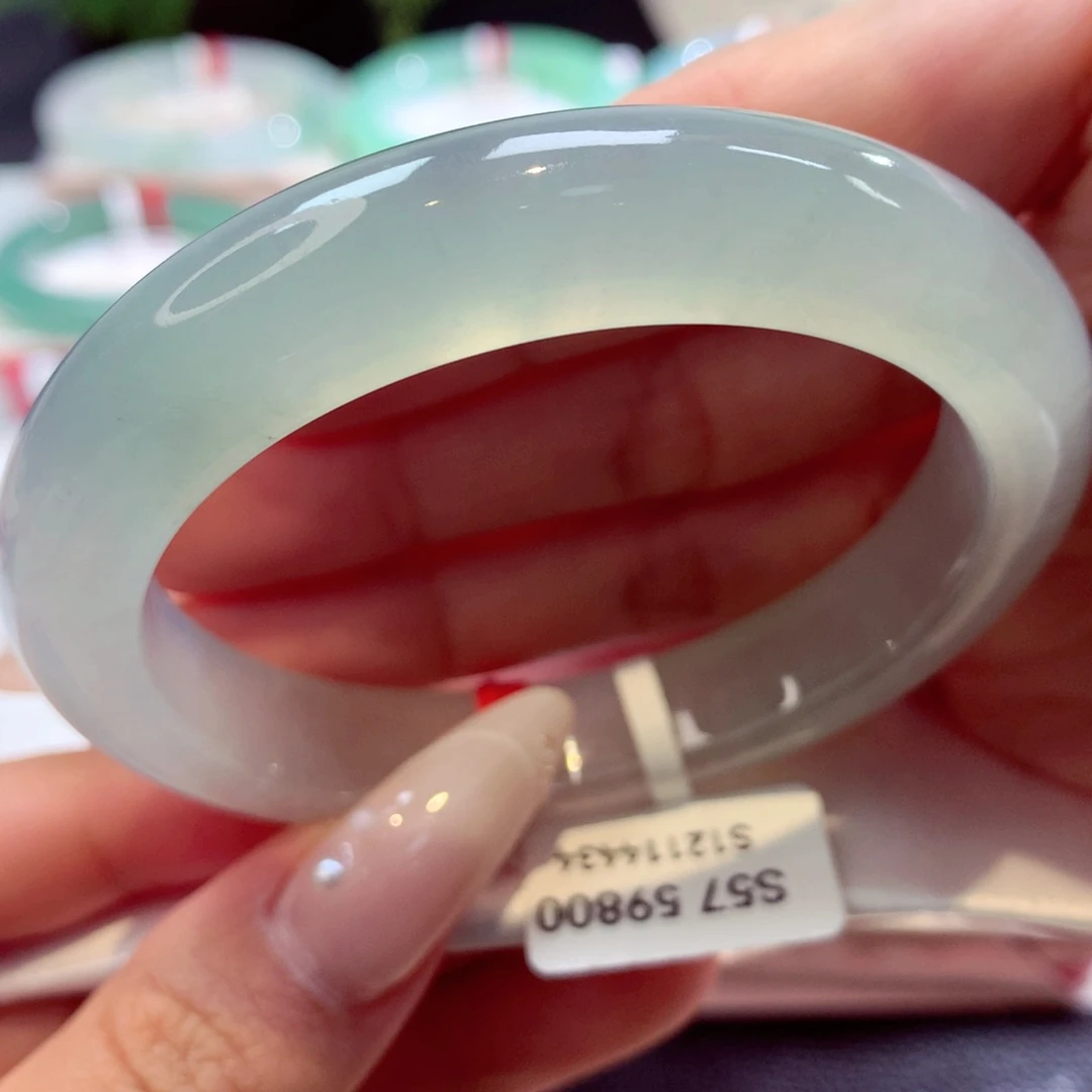 未镶嵌手镯翡翠泥鳅背13号66