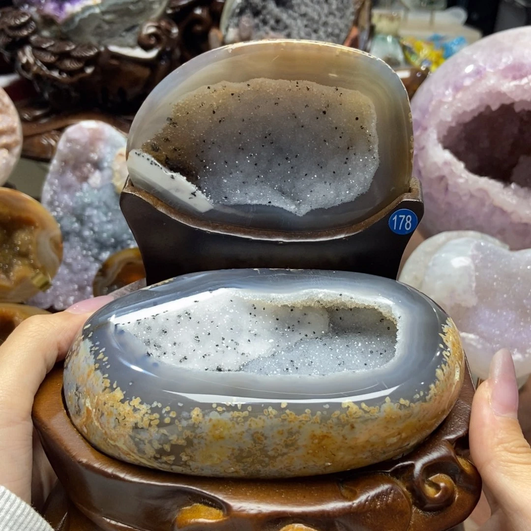 摆件紫晶未镶嵌水晶