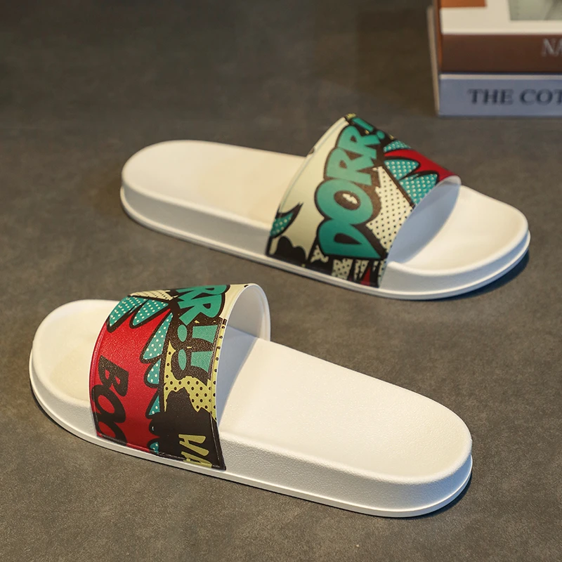 夏季拖鞋男2025新款外穿防滑运动沙滩凉拖男士居家浴室洗澡一字拖