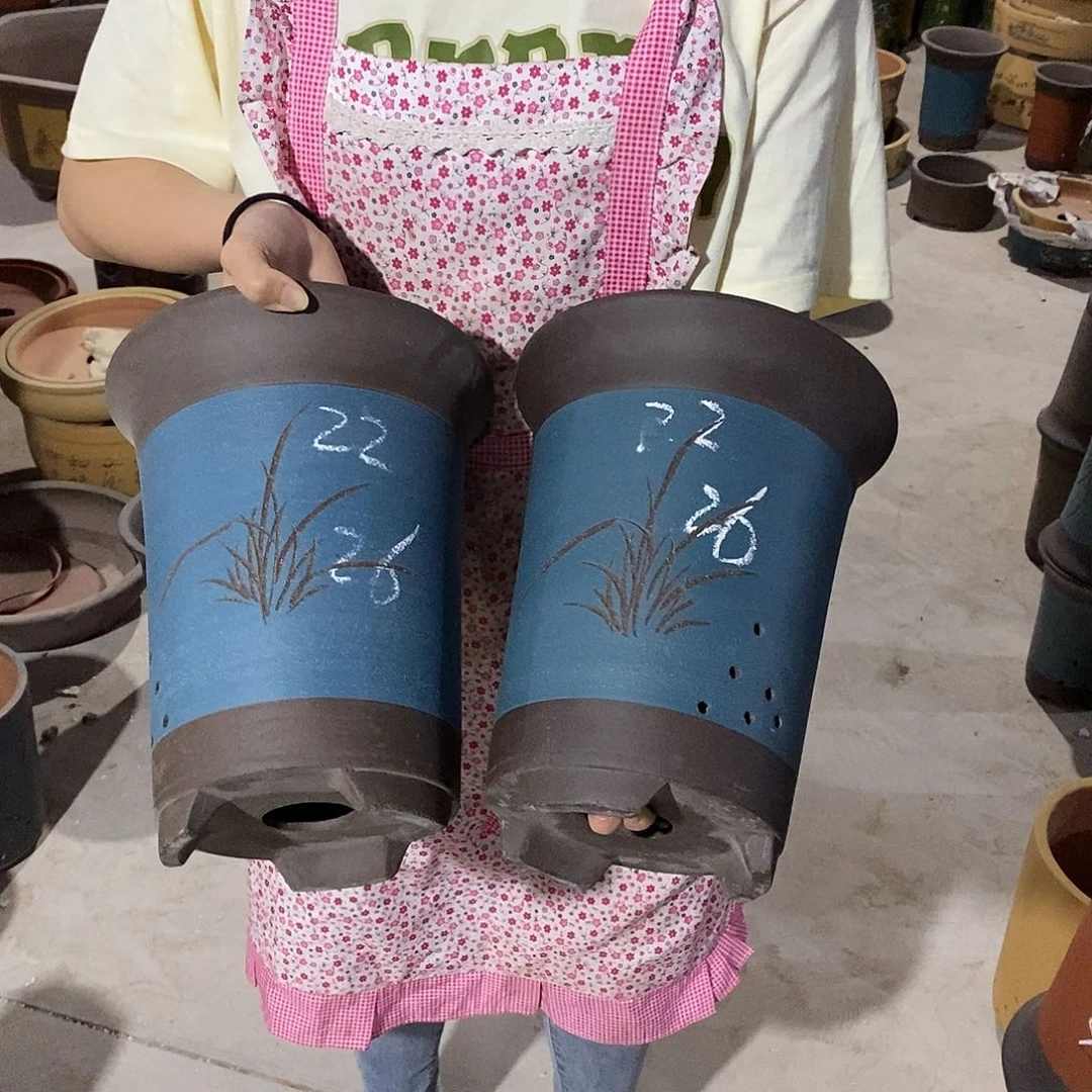 紫砂花盆紫砂花盆