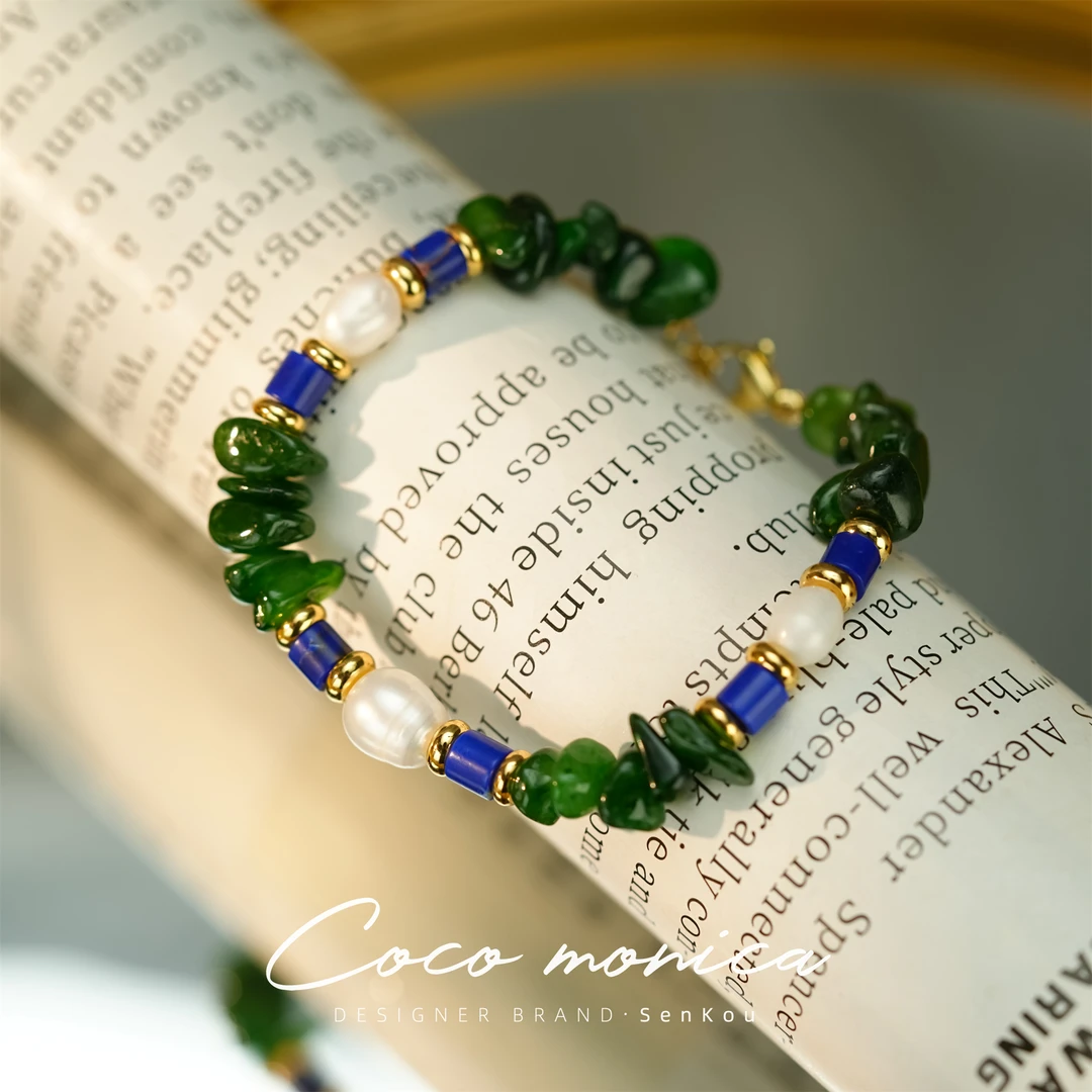 【小霞珍珠】珍珠手工气质轻奢百搭复古小众彩色WE220