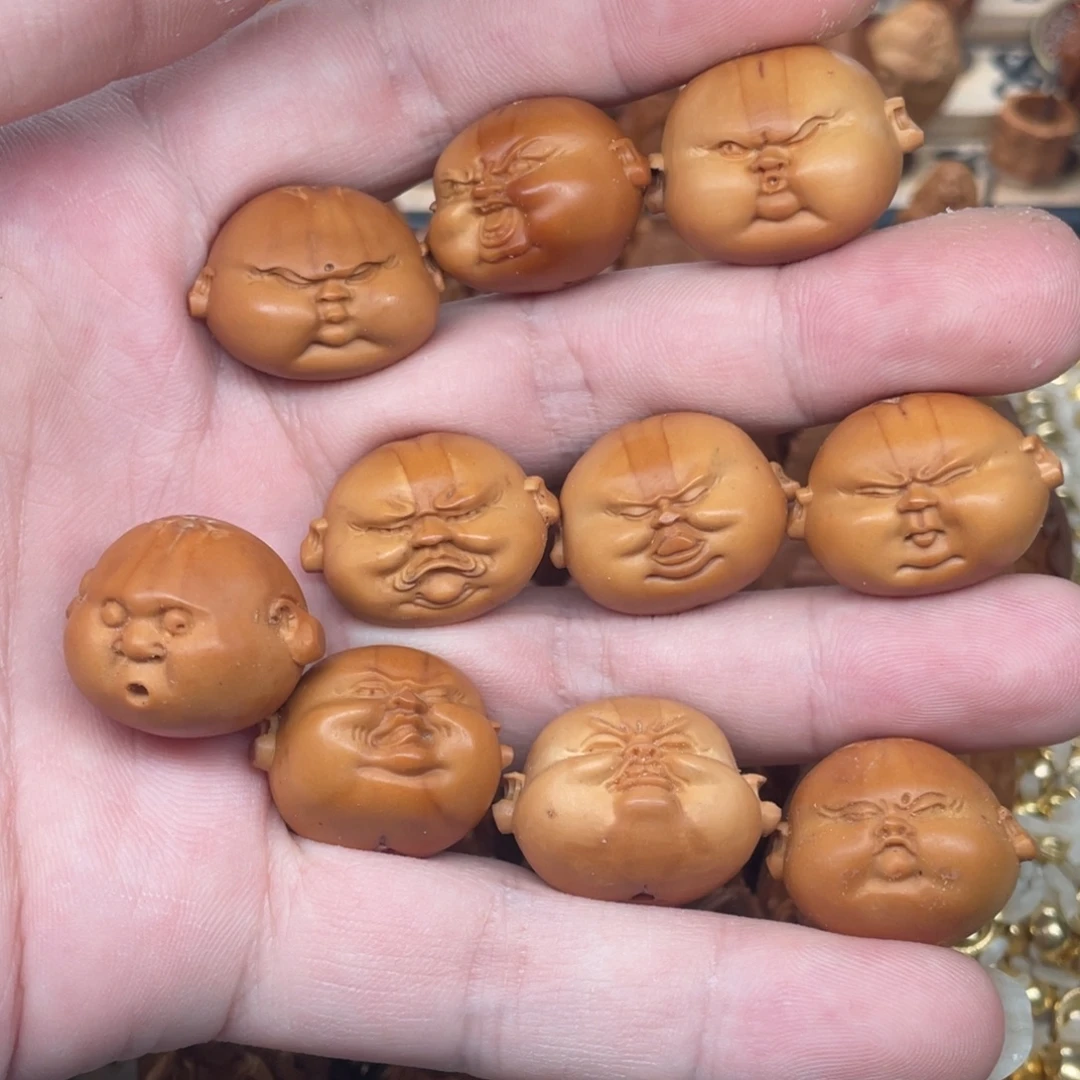 手串/手链橄榄核扁百态头