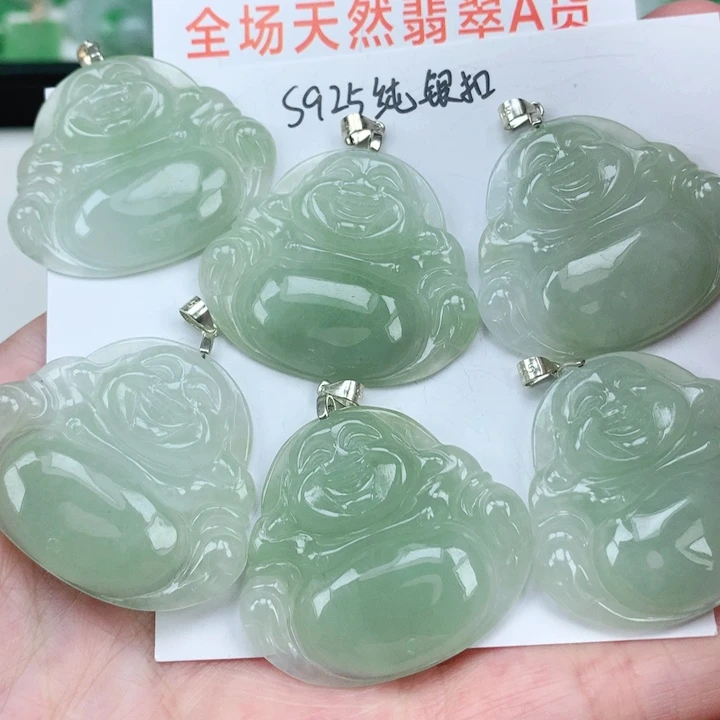 颈饰银S925镶嵌翡翠多样性发其1