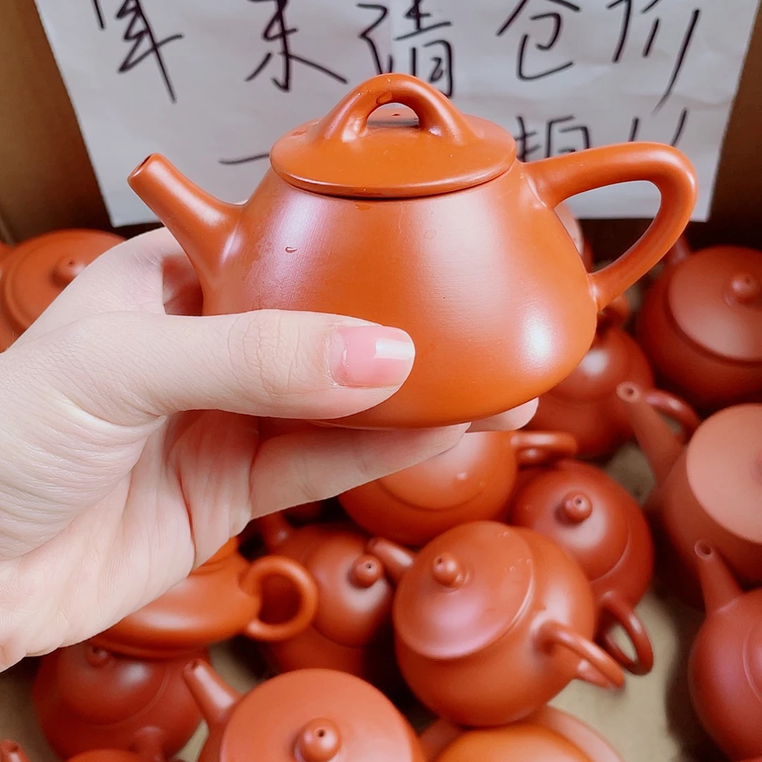 潮州朱泥壶石瓢壶150