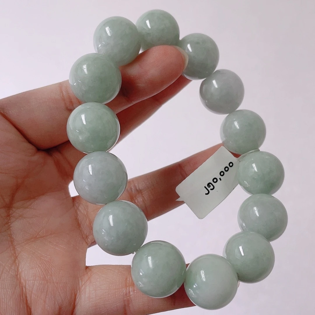 未镶嵌定制翡翠珠串
