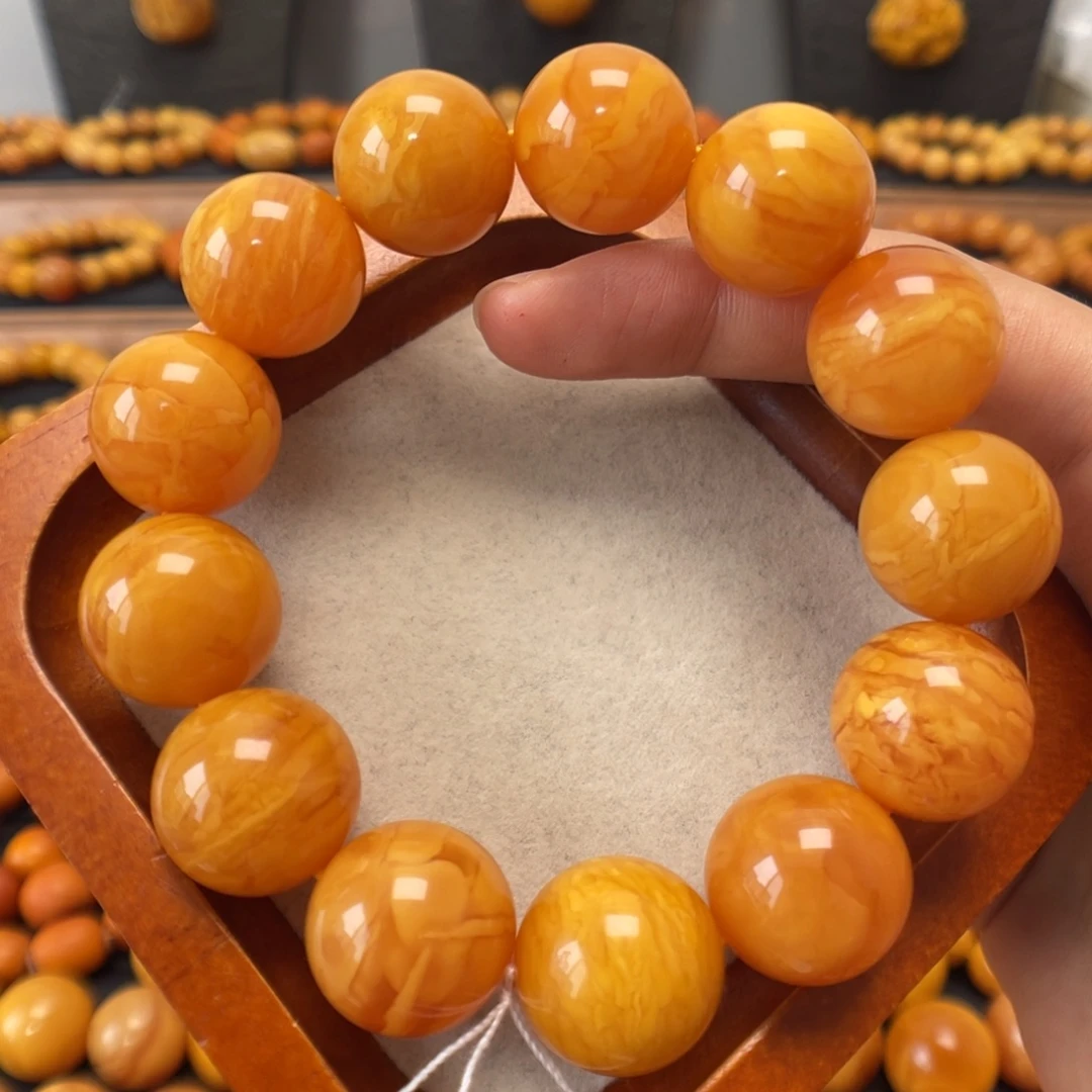 蜜蜡未镶嵌手链蜜蜡