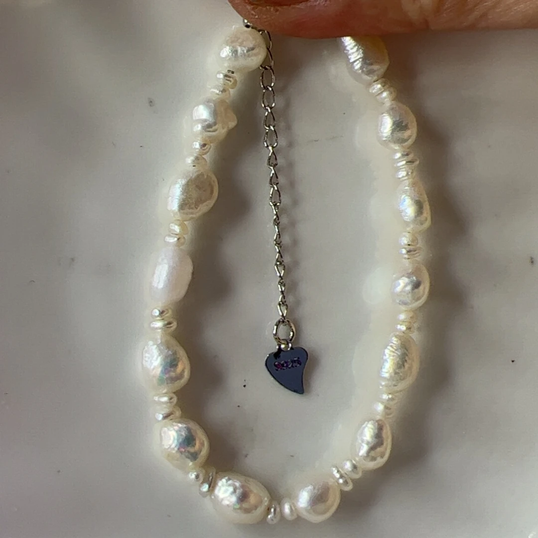 合金淡水珍珠手绳