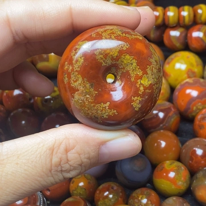 海***茉玛瑙/玉髓未镶嵌平安扣