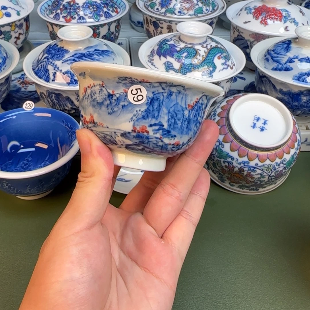 彦祖纯手工手绘茶具59