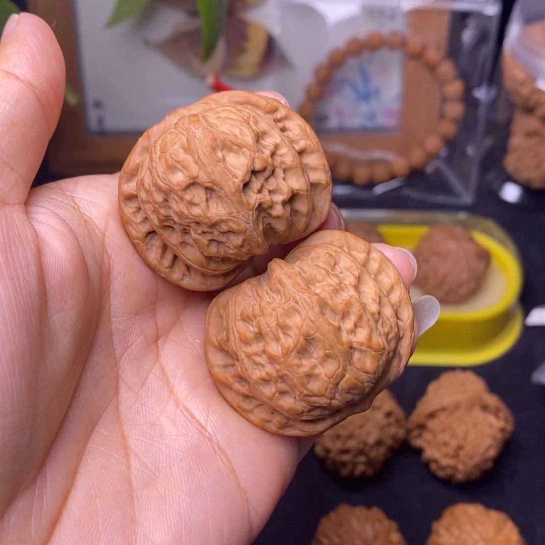 文玩核桃把件40战鼓