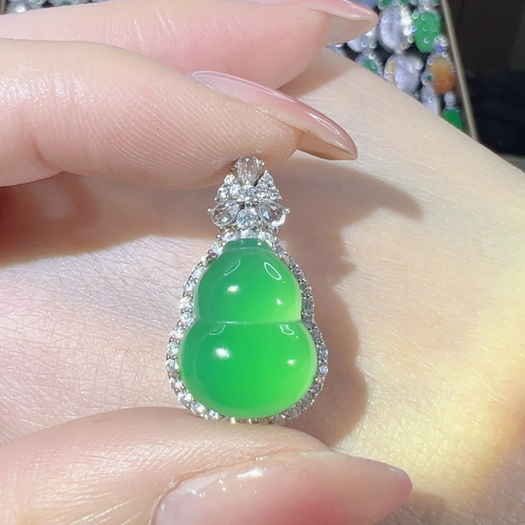 玛瑙/玉髓银S925镶嵌颈饰