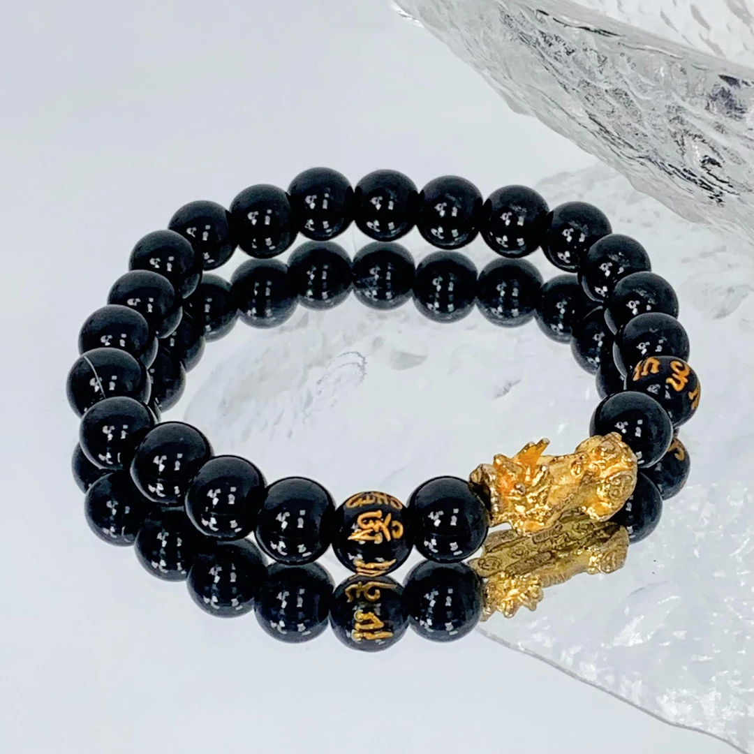 复古古法貔貅手串创意饰品xo