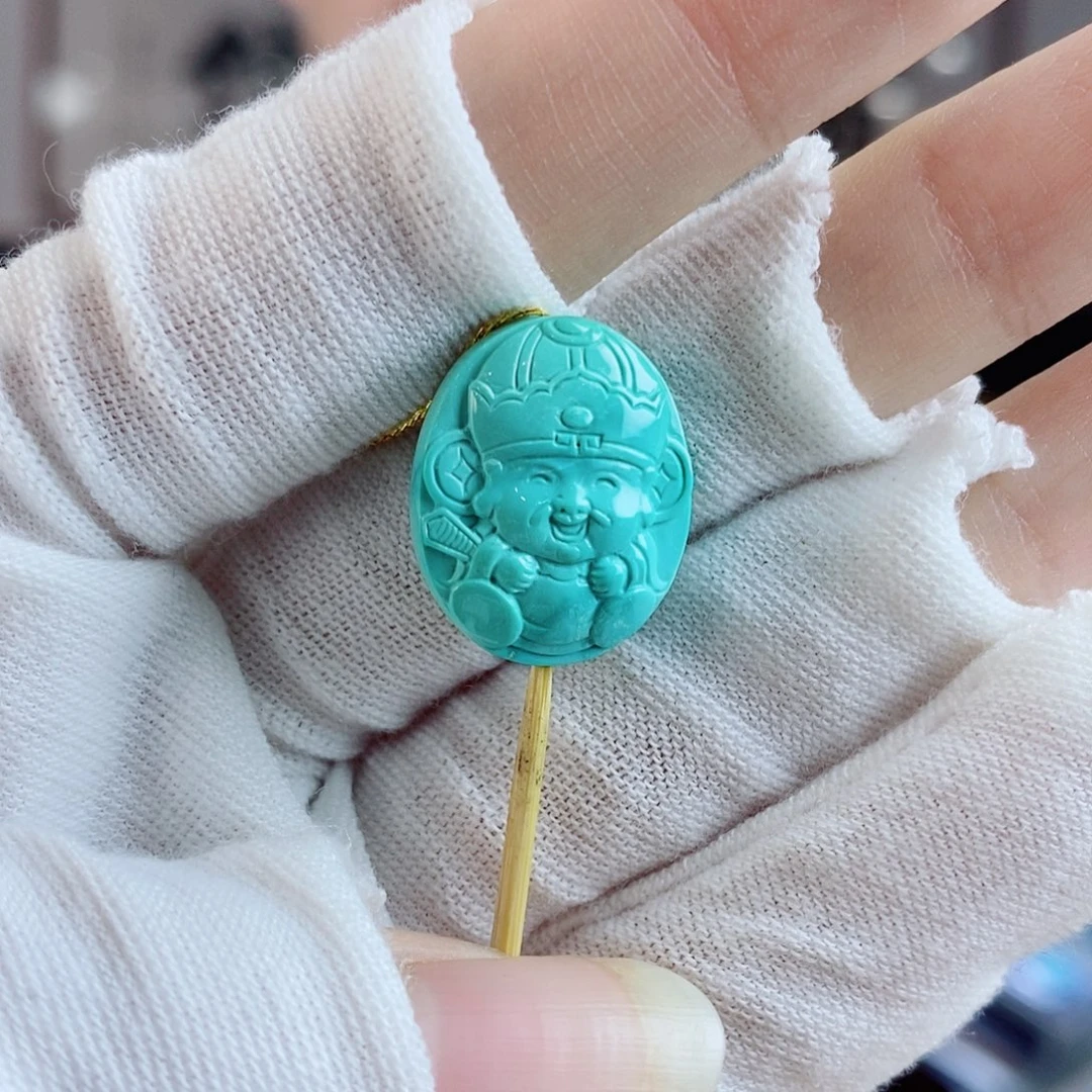 未镶嵌绿松石珠宝奇石