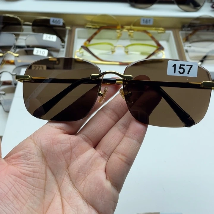 茶水晶大方圆 157