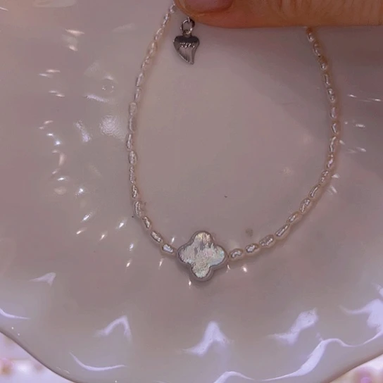 淡水珍珠手绳合金