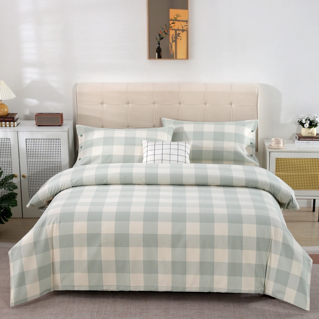 【非遗鲁锦】正品逸昂家纺全棉老粗布母婴A类精梳加厚床单7A抗菌