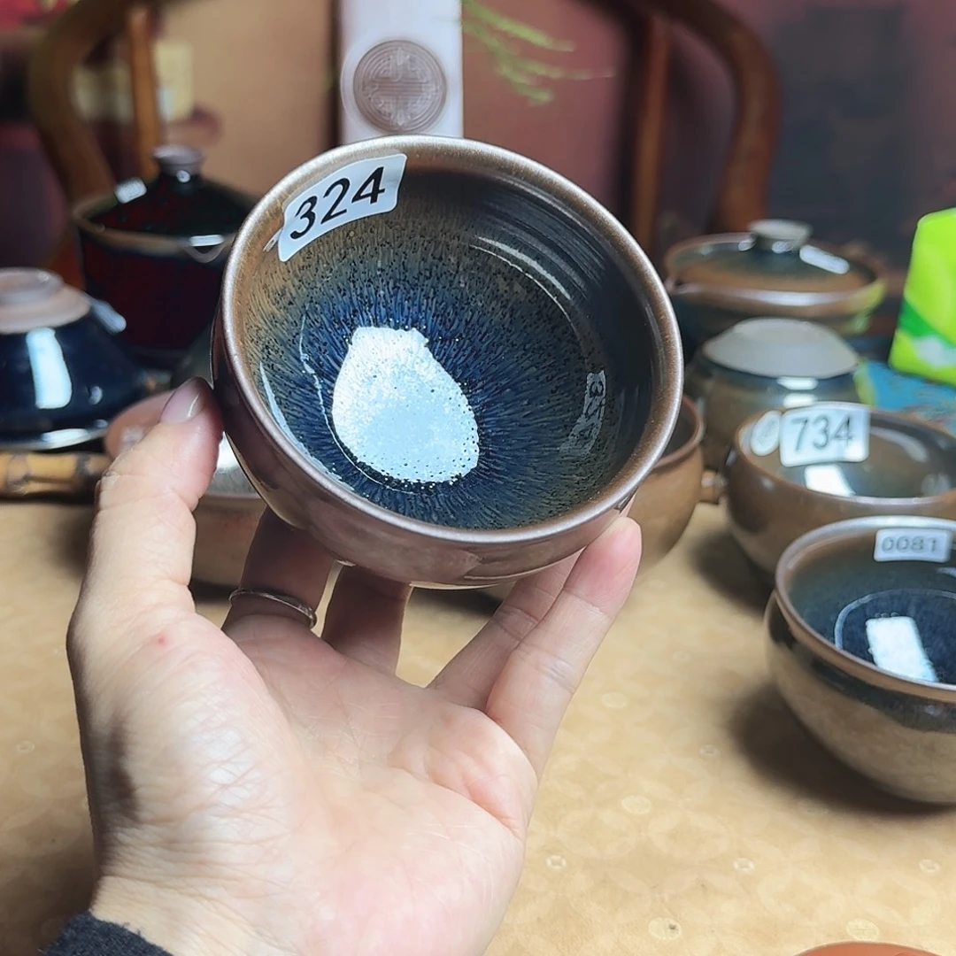 茶盏324 柴烧手工主人杯