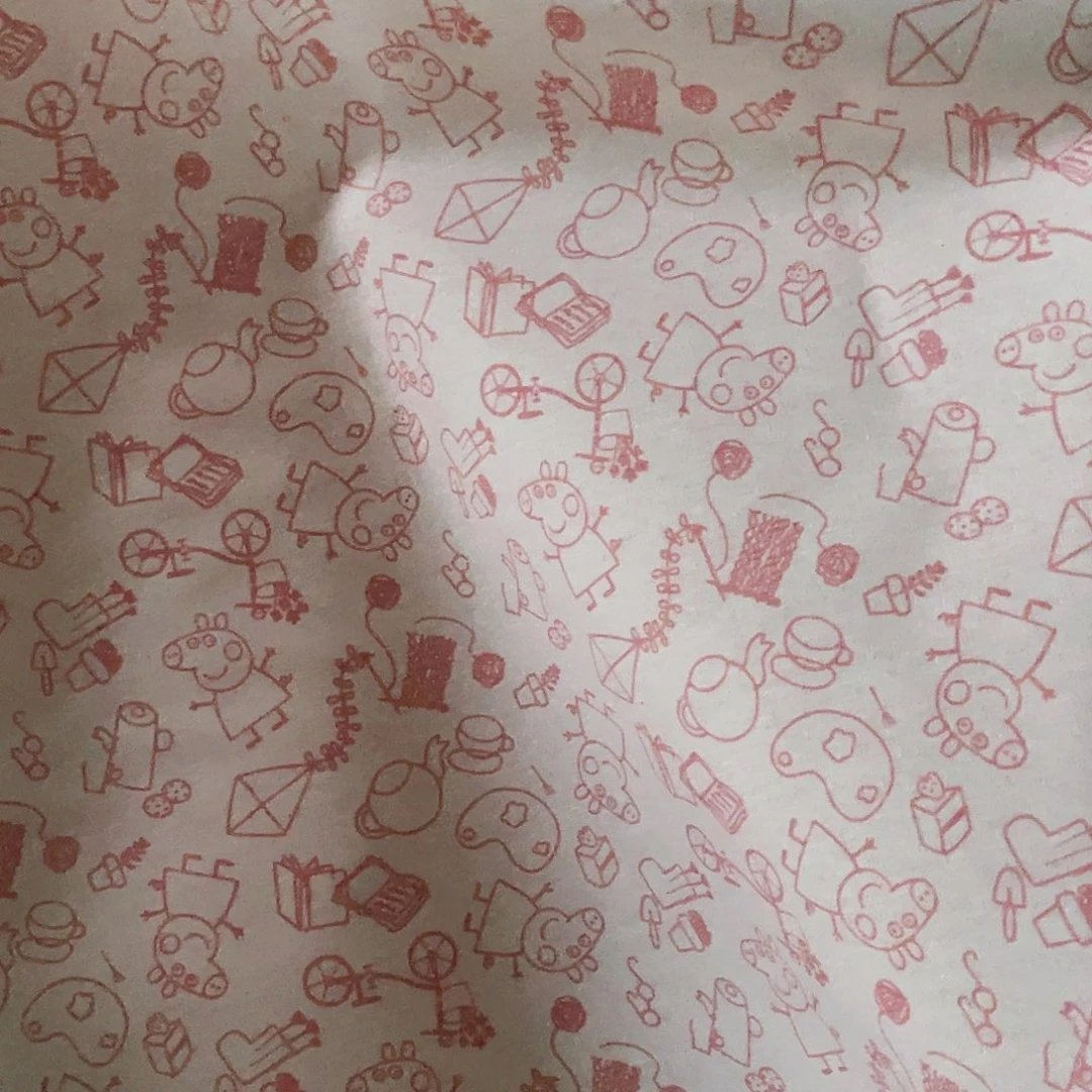 情人节福利一米价纯棉平布1.4米宽果子布艺地卷对面仓库