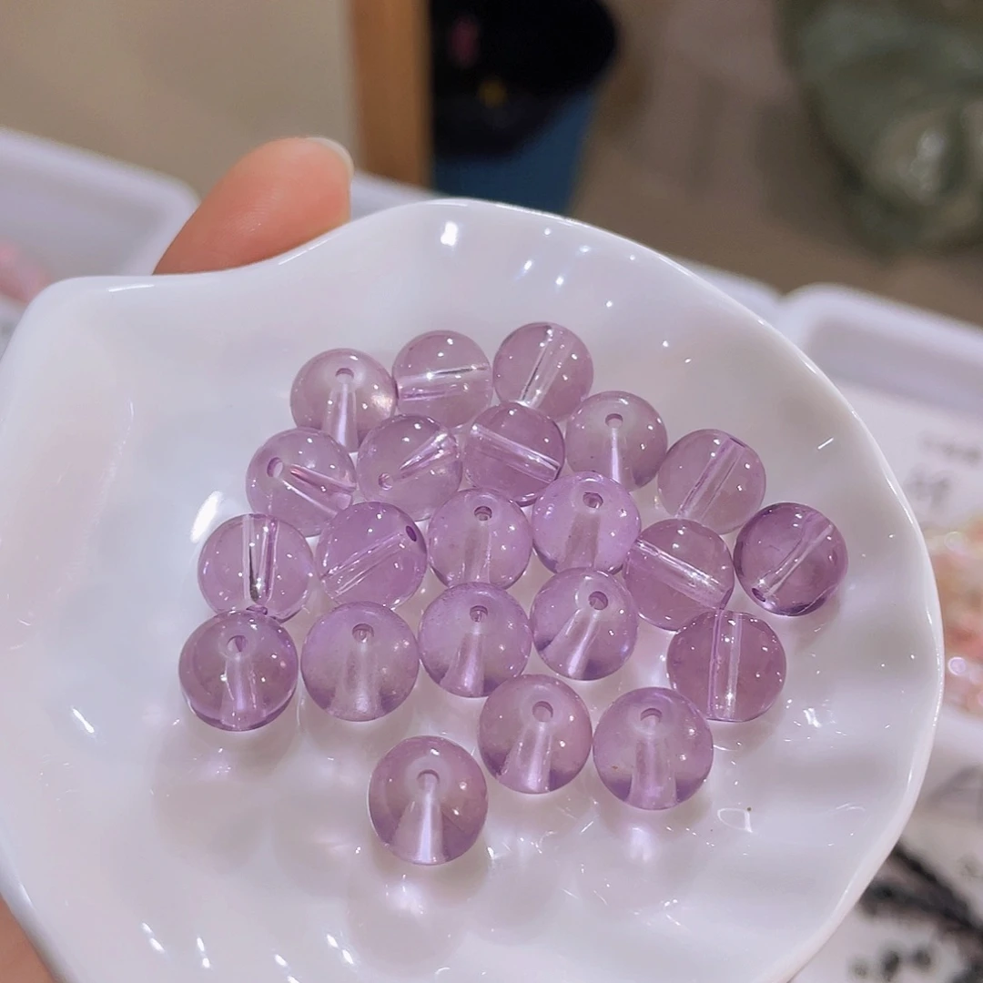 琉璃非金属卡10紫色透珠
