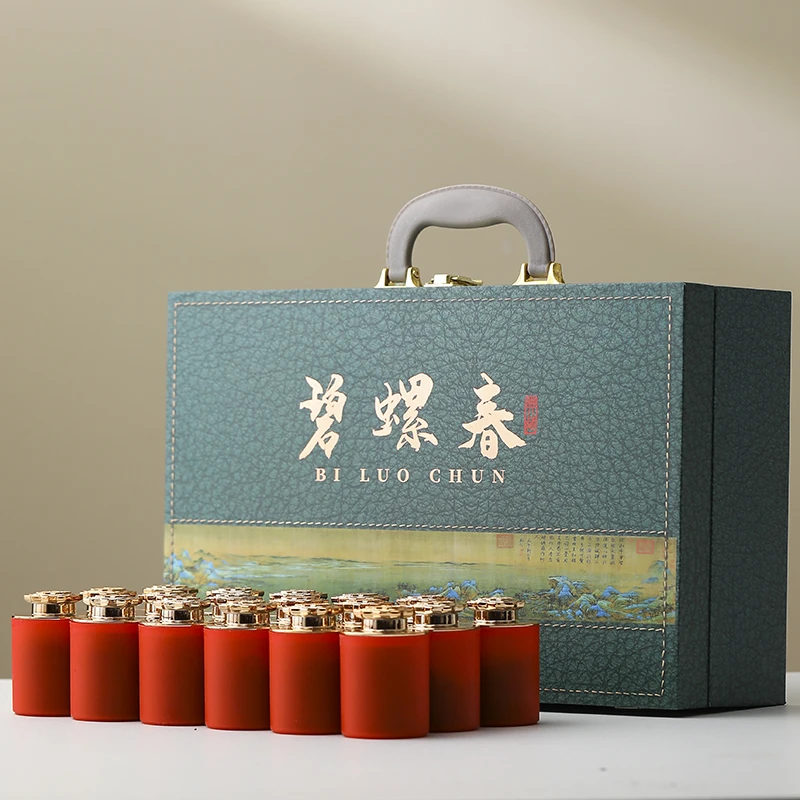 2025年新茶碧螺春绿茶花果香高档手提礼盒礼品过节送礼送长辈