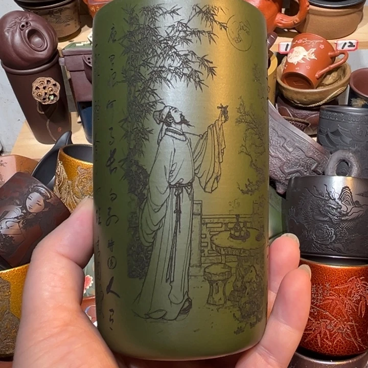 茶杯紫砂宜兴紫砂主人杯
