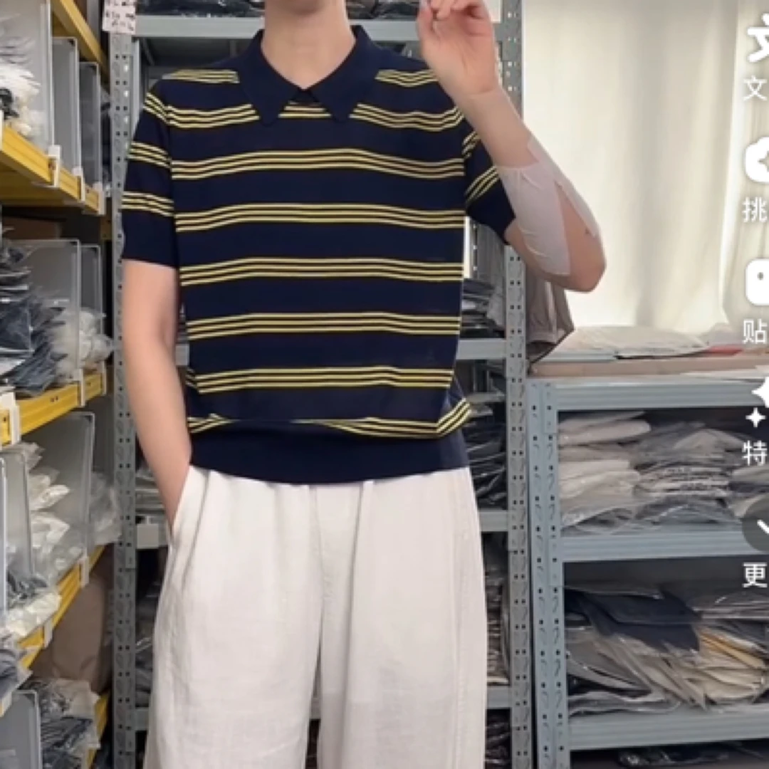 POLO领/插肩袖 莱赛尔冰感短袖