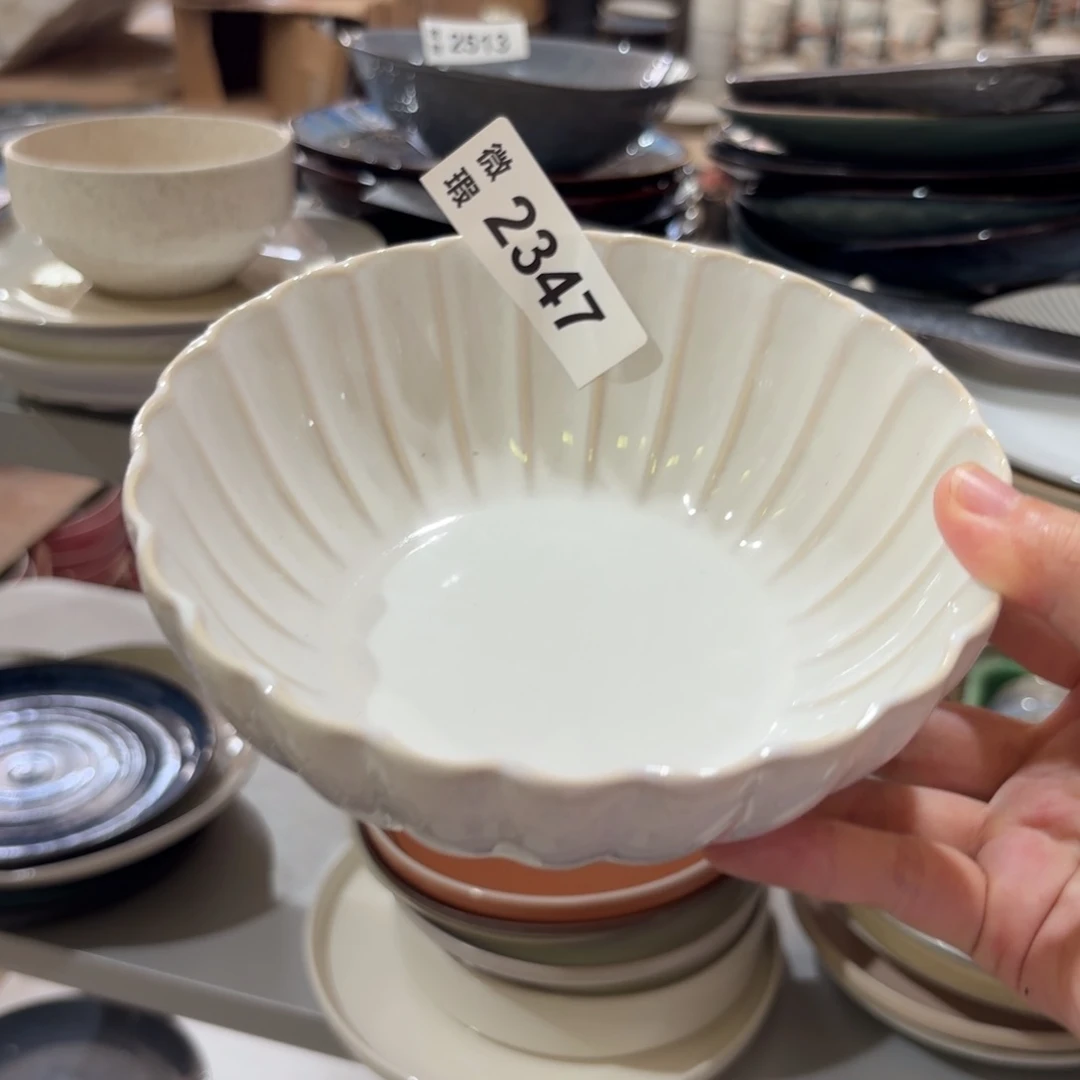 陶瓷2347 微瑕陶瓷餐具6个
