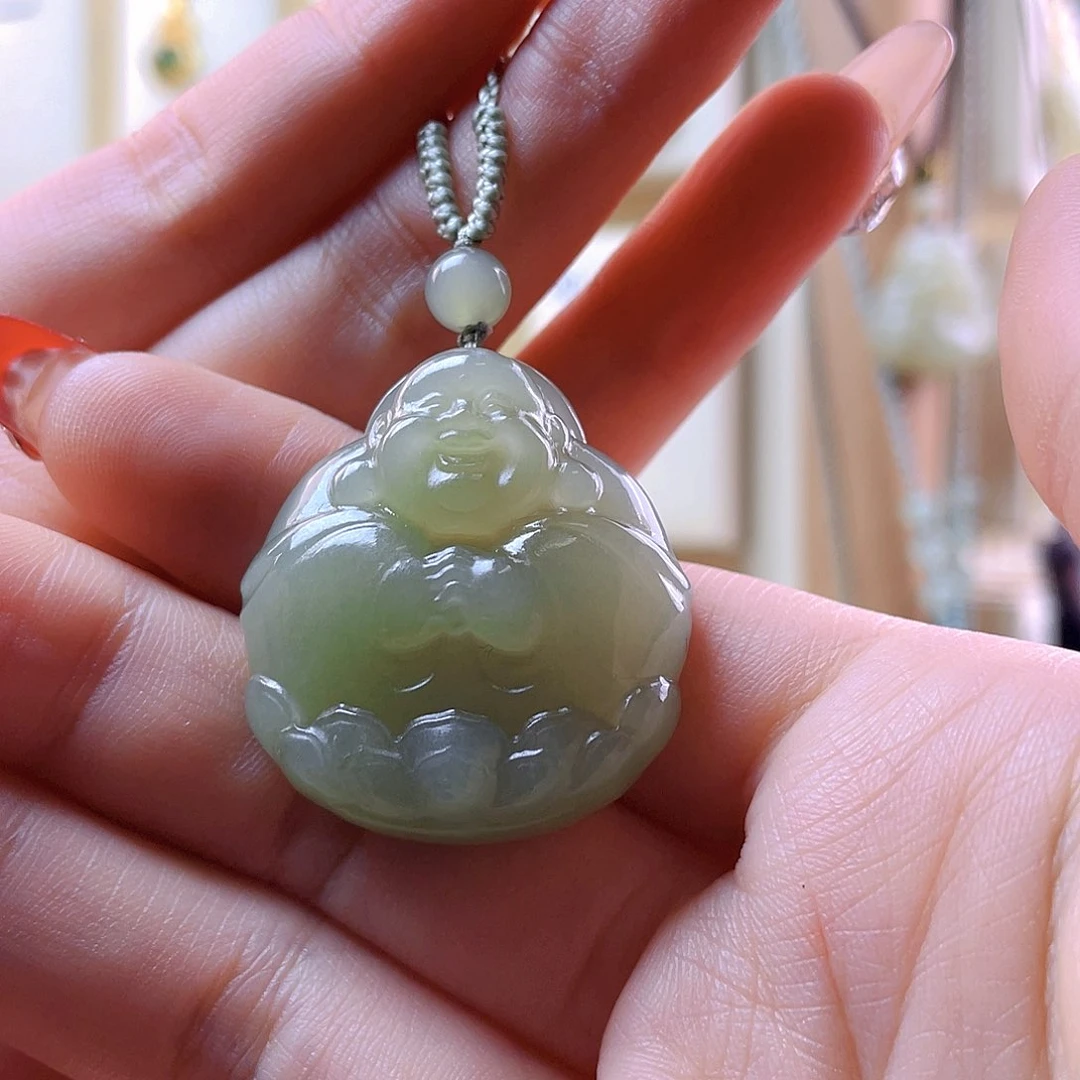 和田玉吊坠(赠链)未镶嵌午****Y