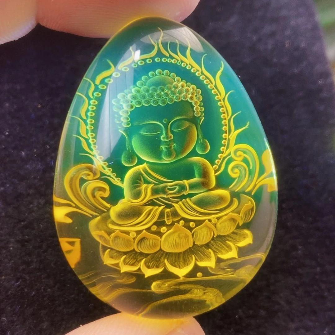 金珀未镶嵌吊坠(不含链)