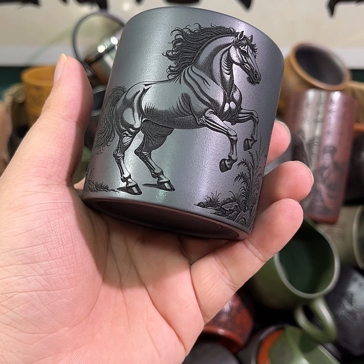 茶杯紫砂全手工紫砂主人杯