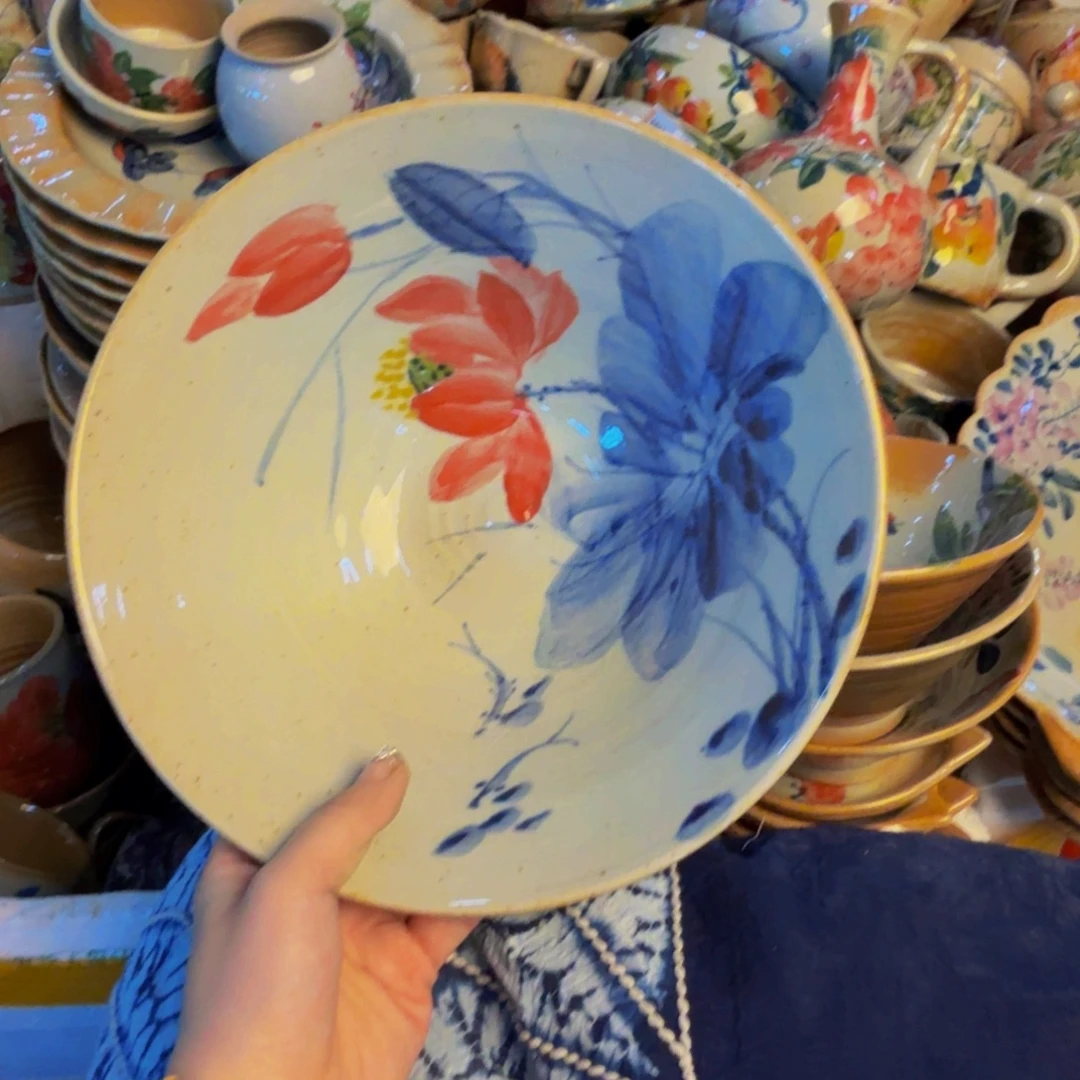 瓷片景德镇陶瓷手工手绘