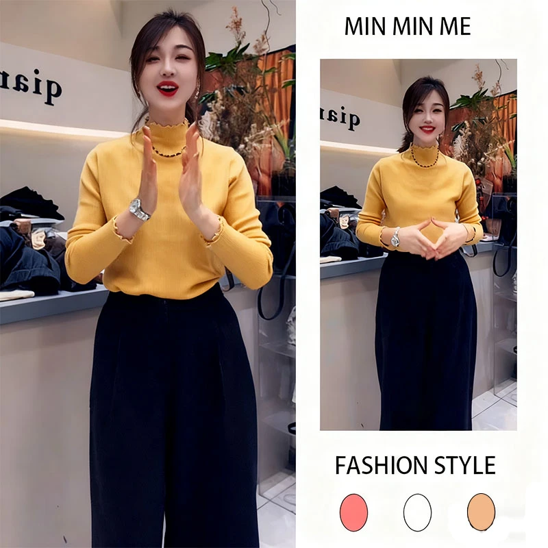 2025秋季新款设计感复古针织长袖上衣女搭配时尚休闲阔腿裤两件套