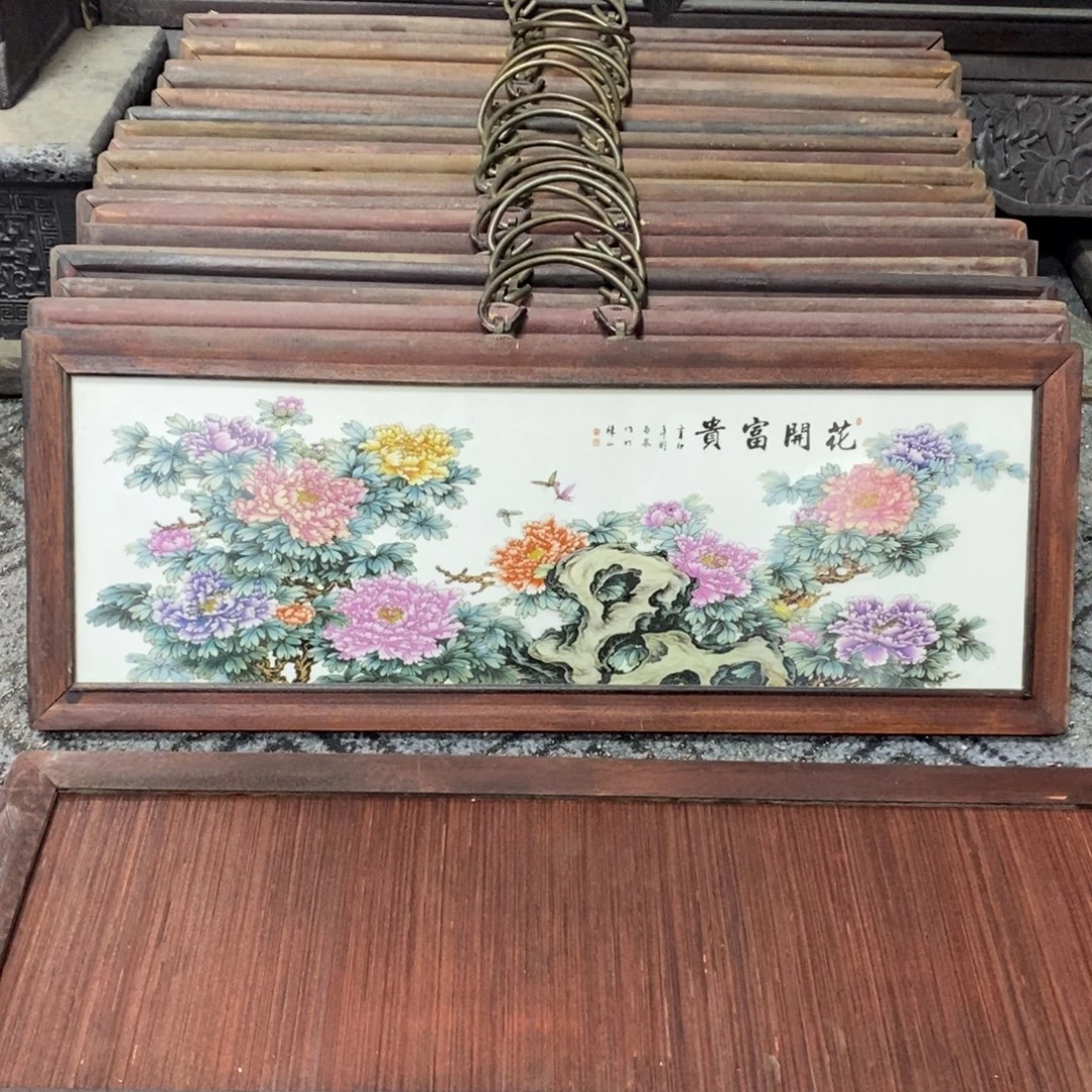 瓷53*21 景德镇瓷板画柴窑烧制