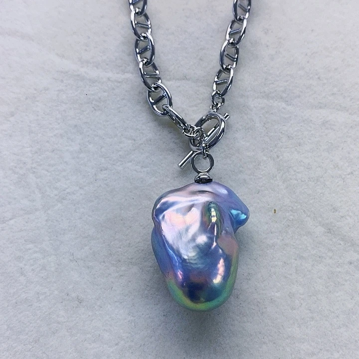 银S925镶嵌耳饰淡水珍珠