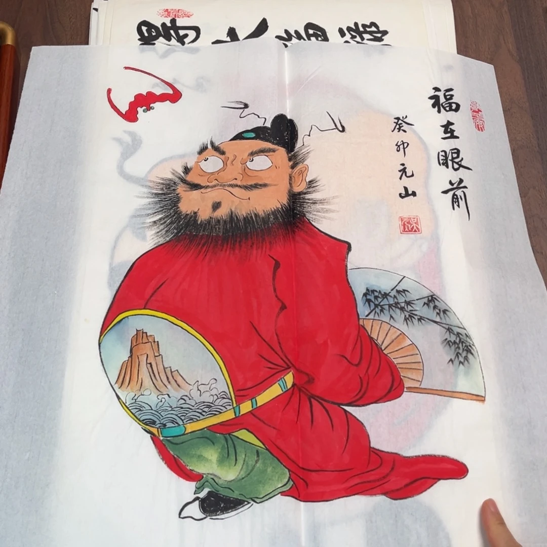国画纯手绘作品禅意画