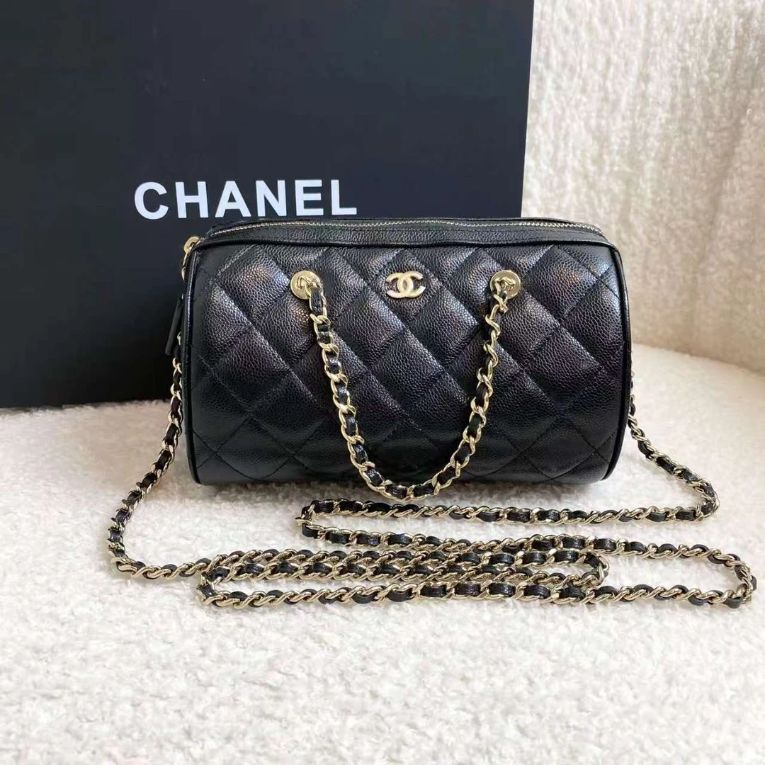 99新 Chanel/香奈儿 25K黑金牛保龄球/94359798/12期/代卖服务