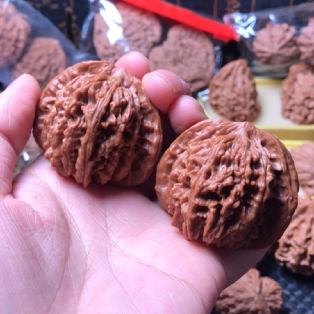 【闪购商品】摆件核桃四座楼狮子头47