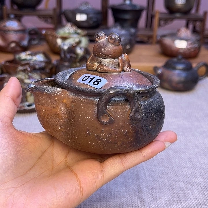 裸柴烧陶瓷手工茶器