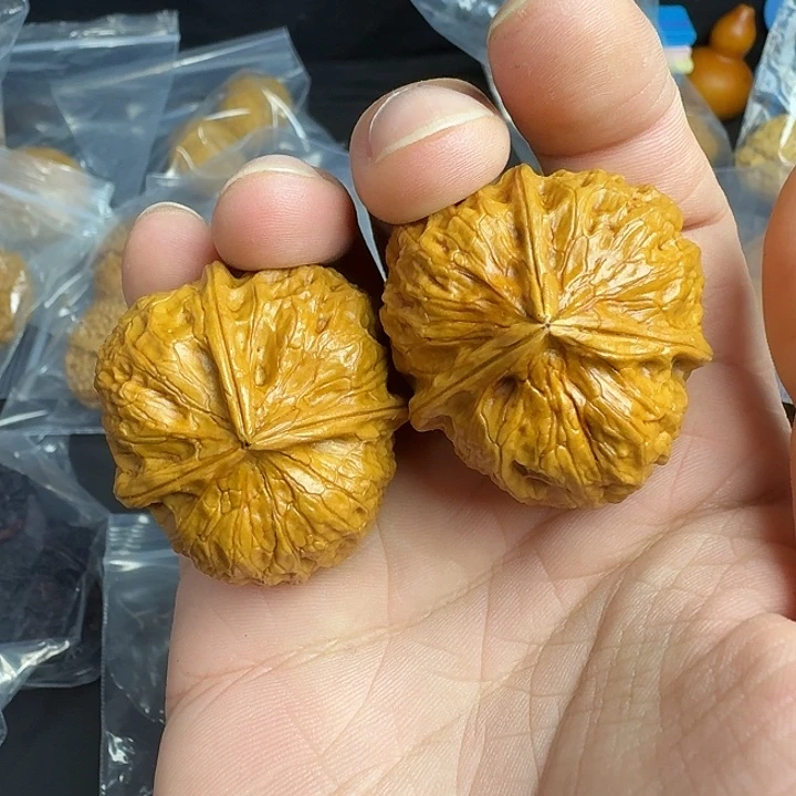 文玩核桃把件59号丁子三棱40尺