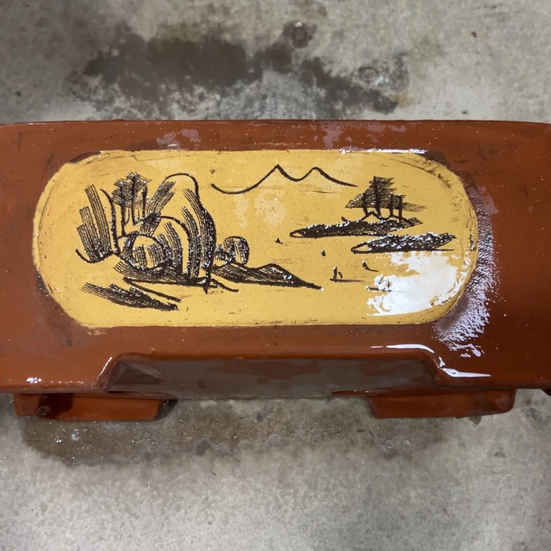 紫砂花盆口径40 30 16